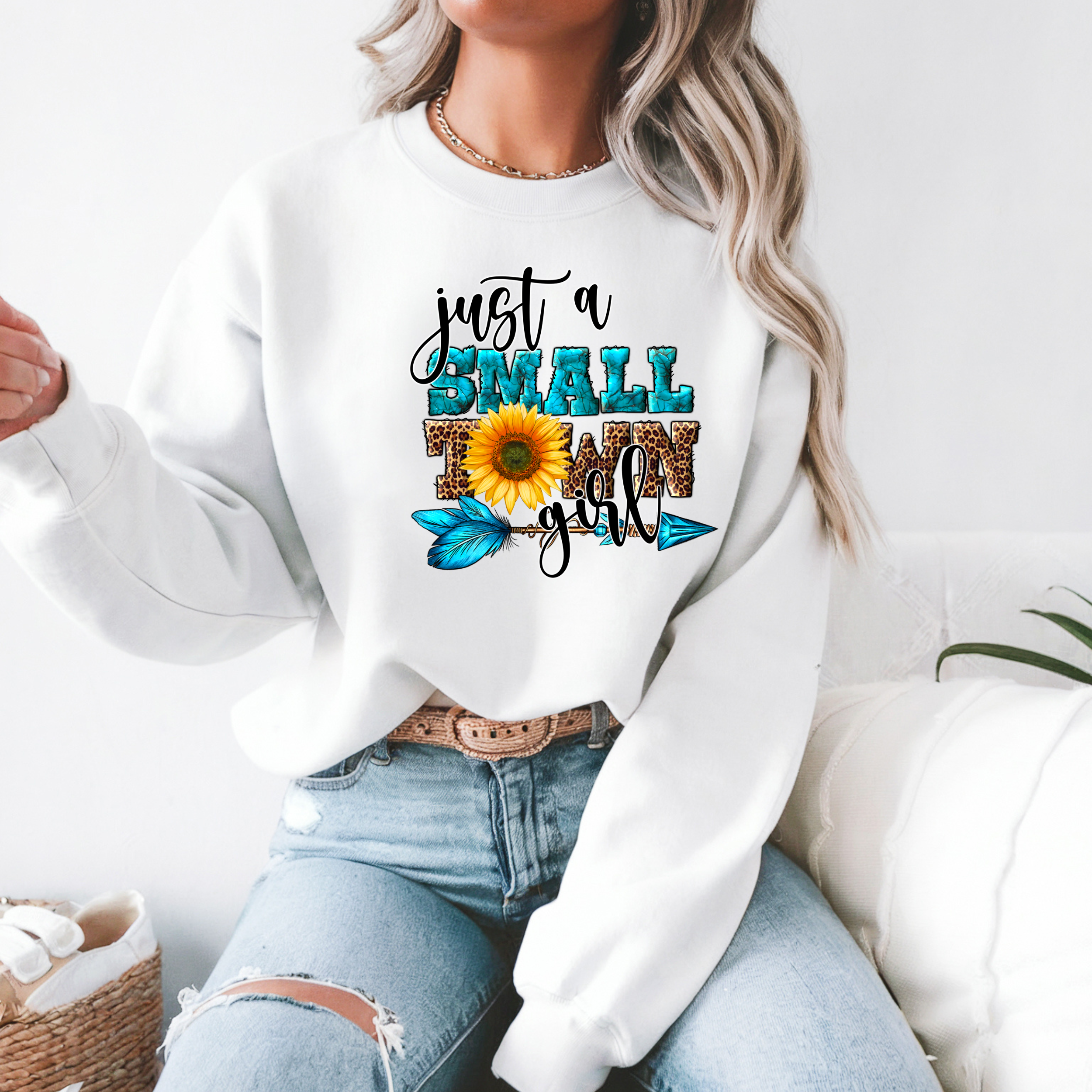 Just A Small Town Girl Unisex Sweatshirt