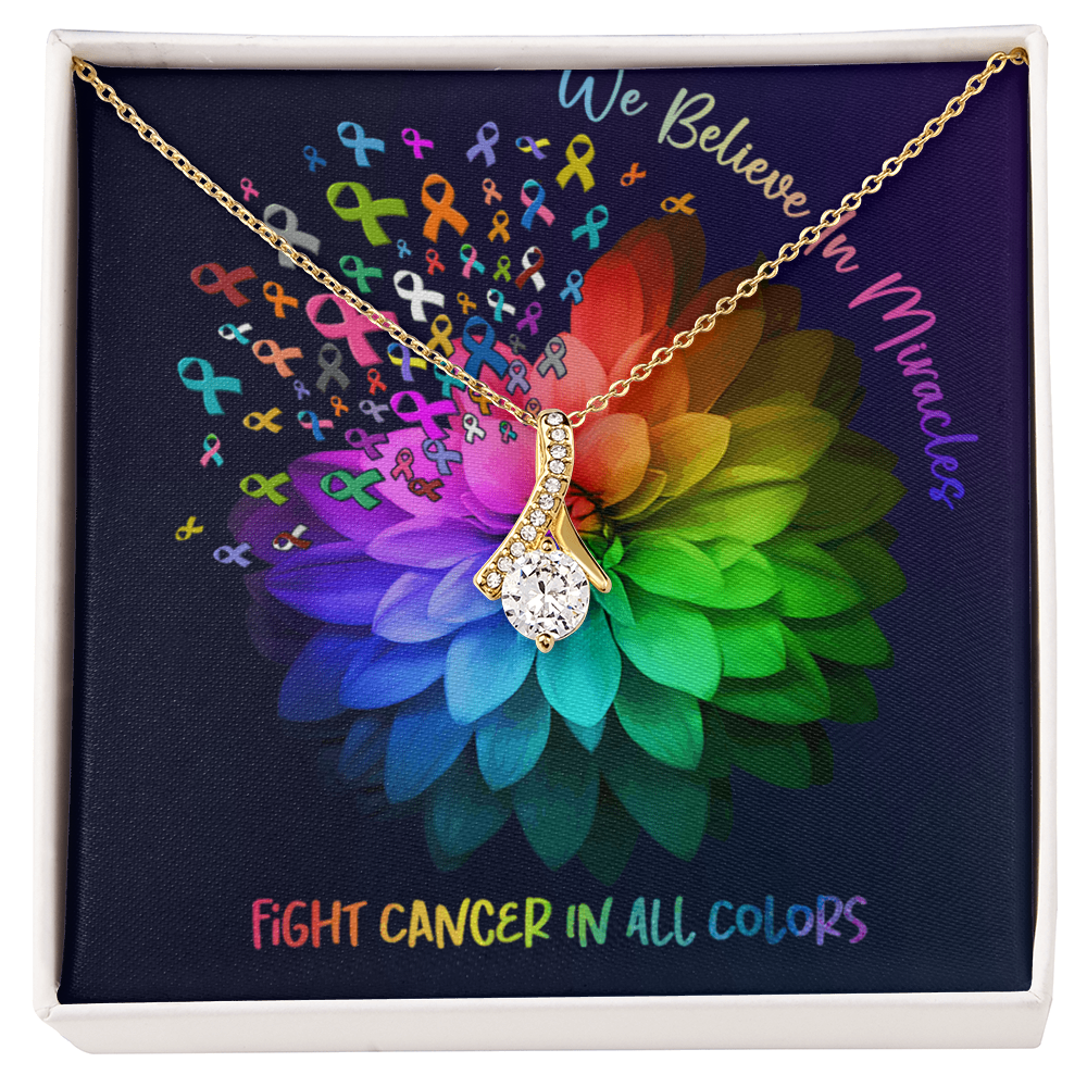 (We Believe In Miracles) Alluring Ribbon Necklace