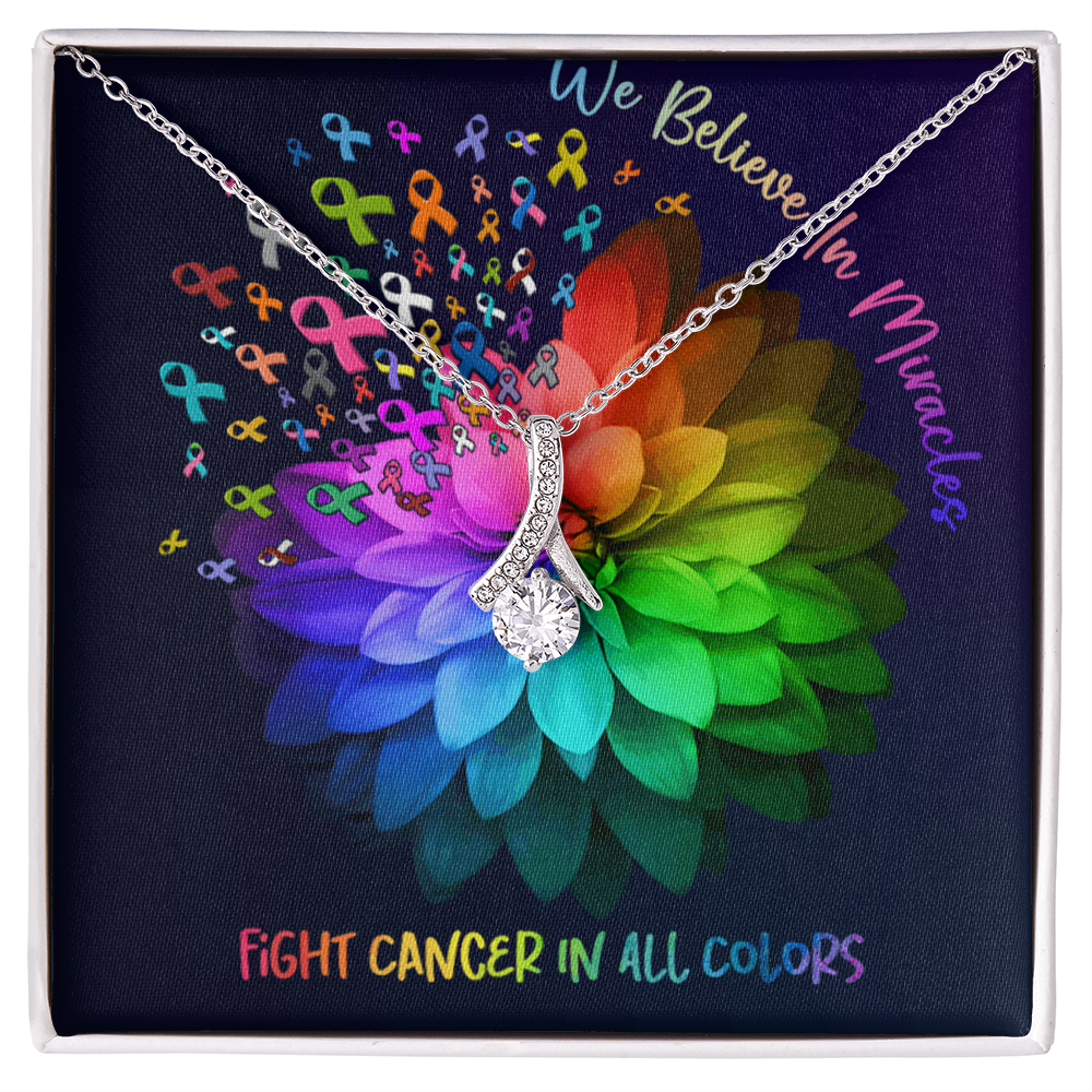(We Believe In Miracles) Alluring Ribbon Necklace