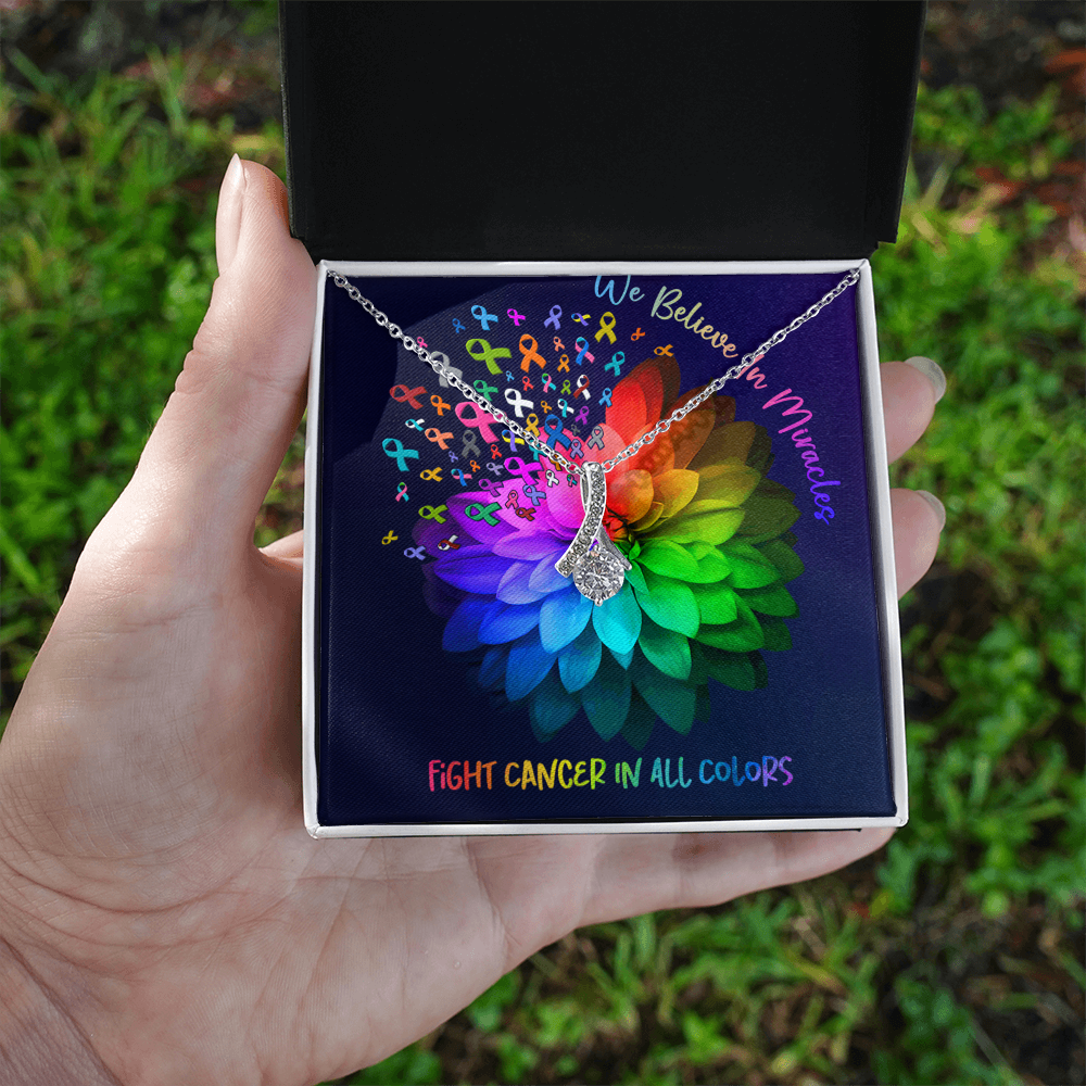 (We Believe In Miracles) Alluring Ribbon Necklace