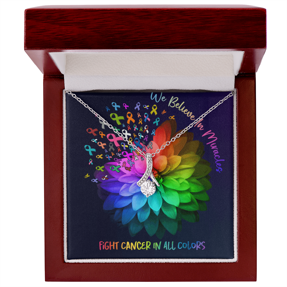 (We Believe In Miracles) Alluring Ribbon Necklace