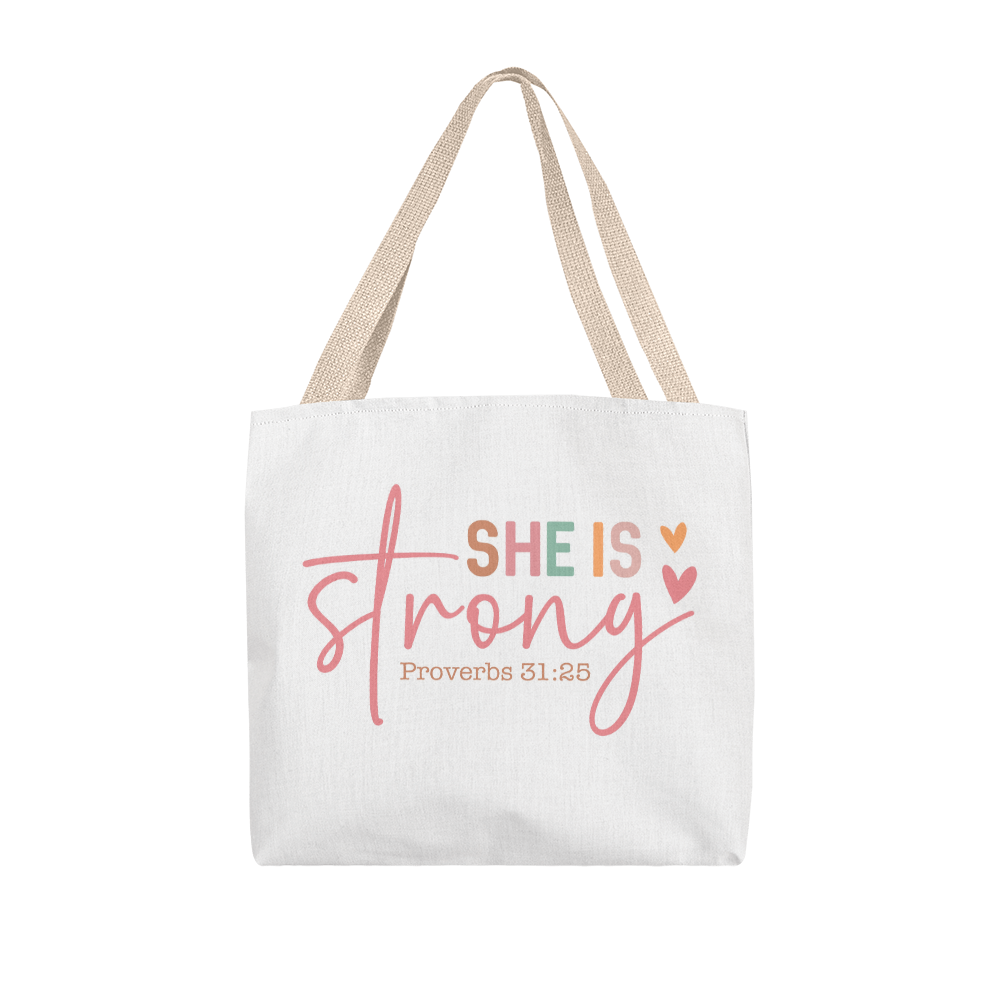 She Is Strong Classic Tote Bag